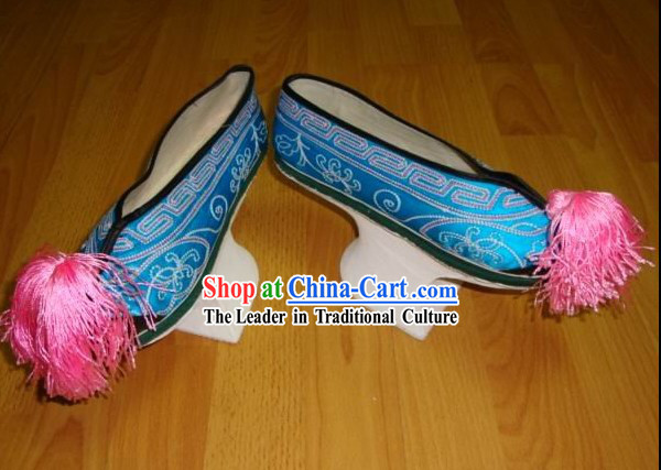 Chinese Handmade Manchu Shoes