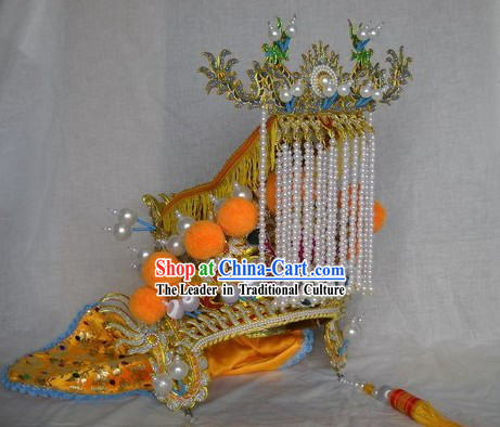 Chinese Ancient Jade Emperor Hat