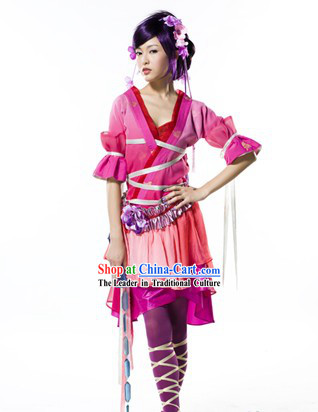 Ancient Swordswoman Costumes Complete Set