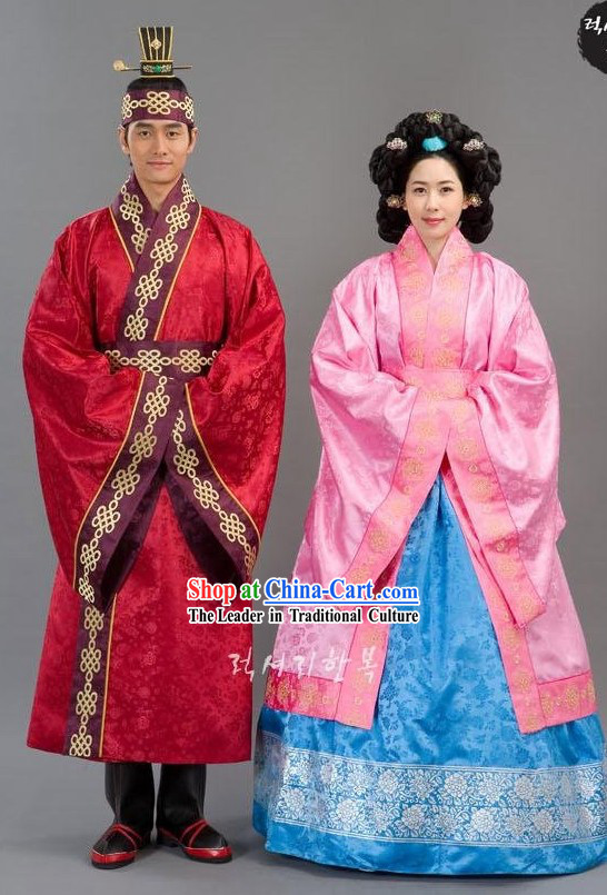 Ancient Palace Korean Hanbok for Men and Women