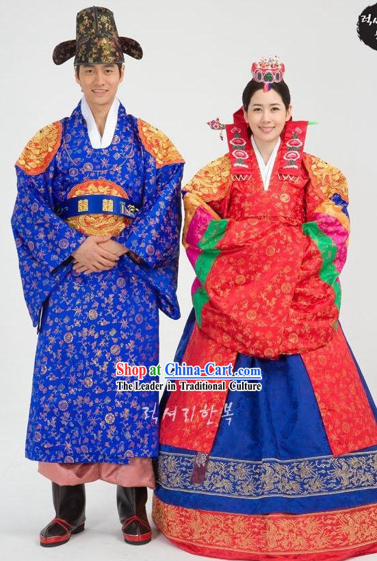 Korean Hanbok Traditional Korea Clothing Wedding Dress Birthday Children Ceremonial Garment