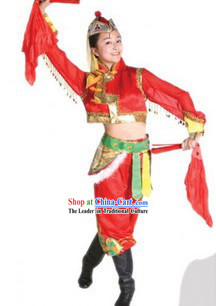 Traditional Mongolian Chopsticks Dance Costume Complete Set