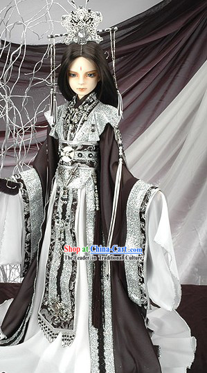 Ancient Chinese Poet Cosplay Costume Complete Set