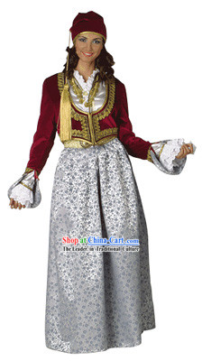 Amalia Lux Traditional Greek Dance Costume