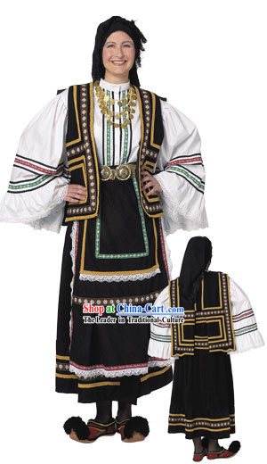 Sarakatsana Female Traditional Greek Costume