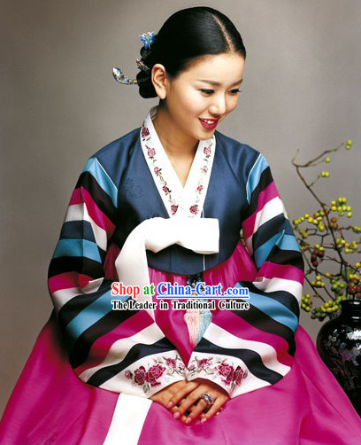 Traditional Korean Hanbok Clothing Set