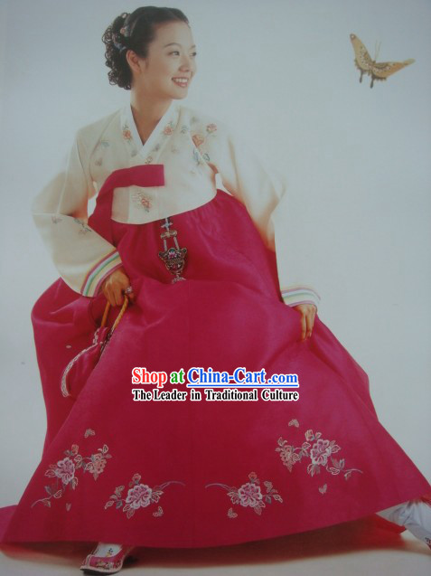 Traditional Korean Hanbok Dress for Women