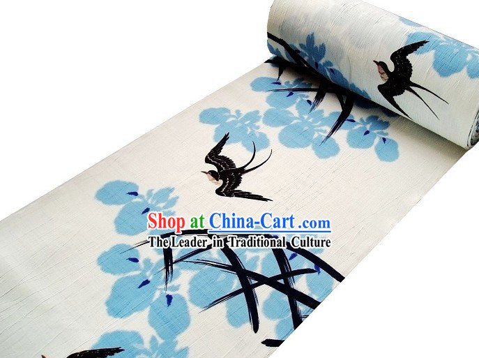 Traditional Japanese Kimono Fabric