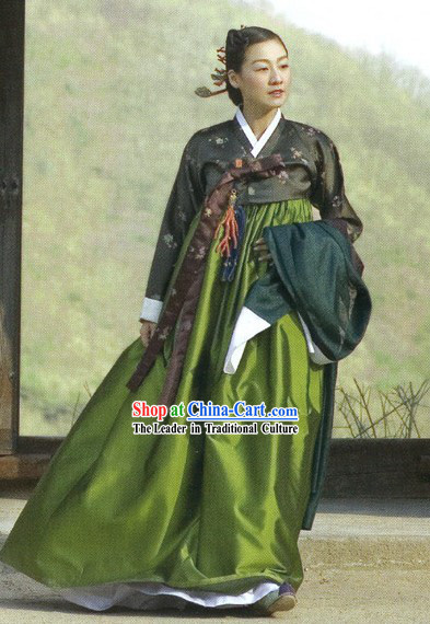 Ancient Korean Noblewoman Hanbok Dress