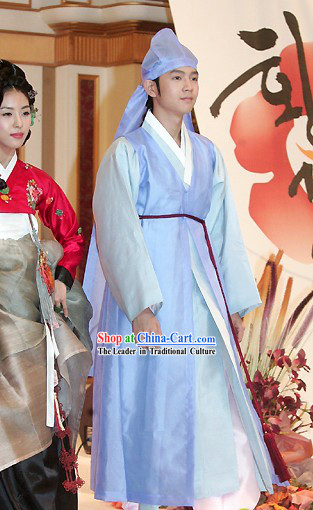 Ancient Korean Students Costumes Set