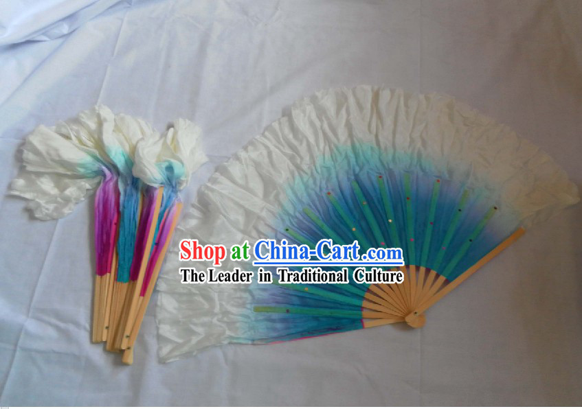 Two Colour Double Sides Chinese Traditional Hand Fans