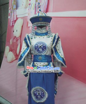 Chinese Made to Order Traditional Mongolian Empress Costumes for Women