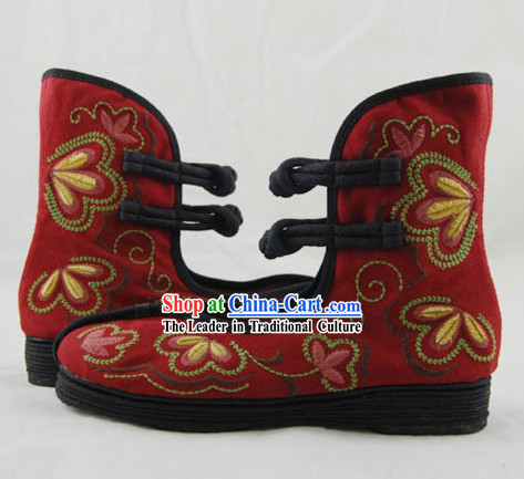 han dynasty folk chinese shoes
