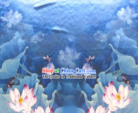 Traditional Chinese Silk Flower Fabric