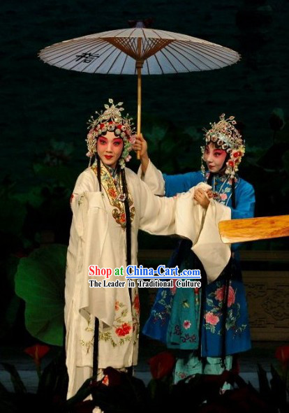 Bai Suzhen Beijing Opera Costume Complete Set