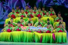 Chinese Classical Double Sided Silk Dance Fan