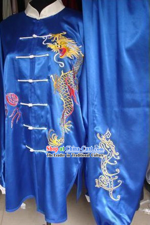Chinese Kung Fu Master Dragon Uniform for Men