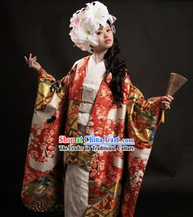 Japanese Princess Wedding Kimono Complete Set