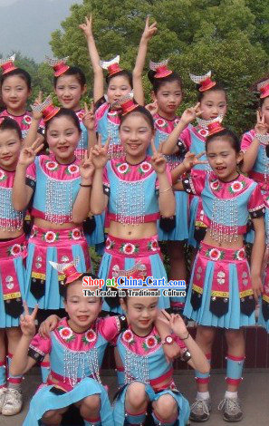 Chinese Miao Minority Dance Costume for Children