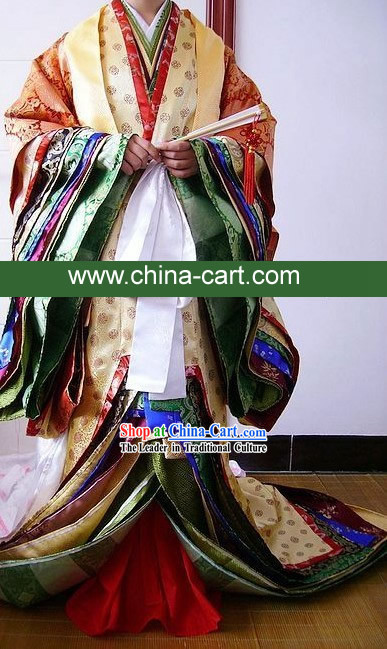 Japanese Palace Kimono Clothing Complete Set