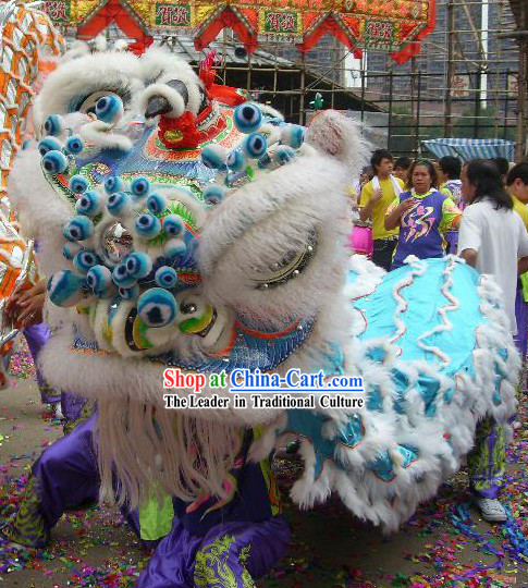 Supreme Traditional FUT SAN Lion Dance Costumes Complete Set