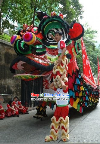 Super Large Lion Dance Costumes for Display and Parade