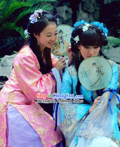 Hong Lou Meng Xue Baochai Costume and Hair Ornaments