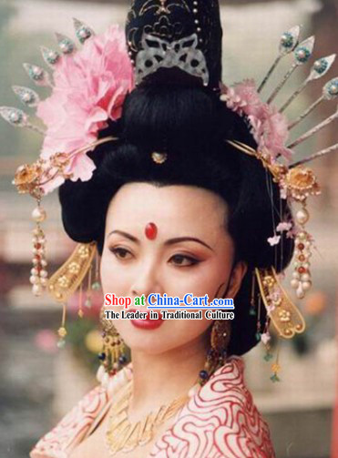 Tang Dynasty Yang Yuhuan Headpiece Set
