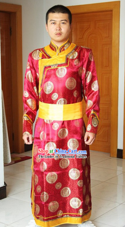 Traditional Chinese Wedding Toasting Phoenix Skirt Dress