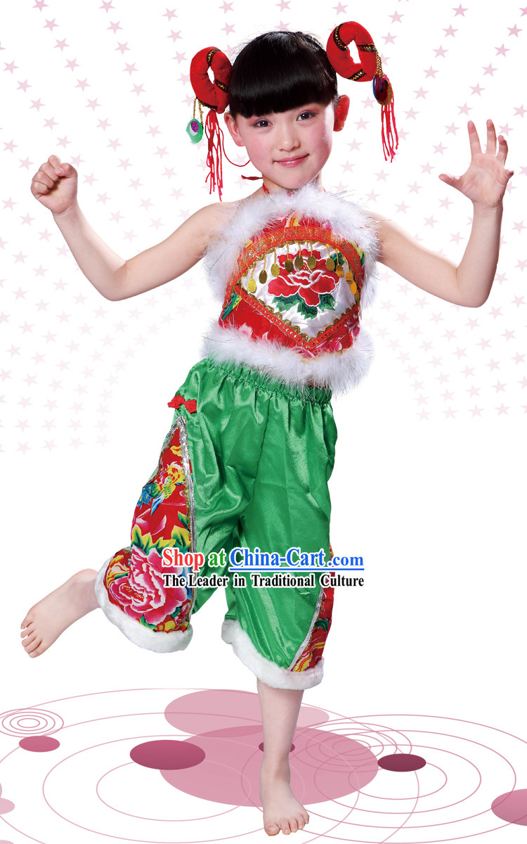 Children Festical Celebration Dance Costumes