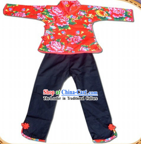 Old Style Chinese New Year Clothing for Children