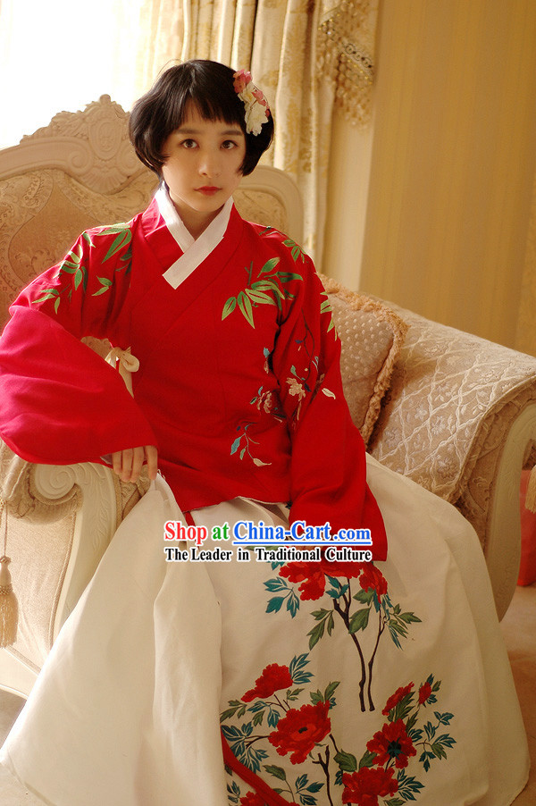 Fine Chinese Hanfu Wedding Clothing for Women