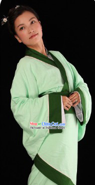 Ancient Chinese Hanfu Quju Clothing Complete Set