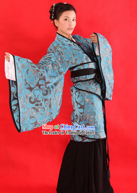 Ancient Chinese Hanfu Wear Clothing Complete Set