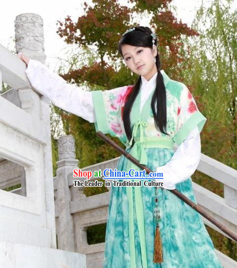 Ancient Chinese Swordswoman Costumes Complete Set