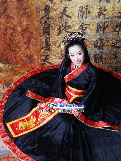 Traditional Chinese Phoenix Empress Wedding Dress