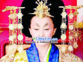 Ancient Chinese Tang Dynasty Women Emperor Hair Accessories