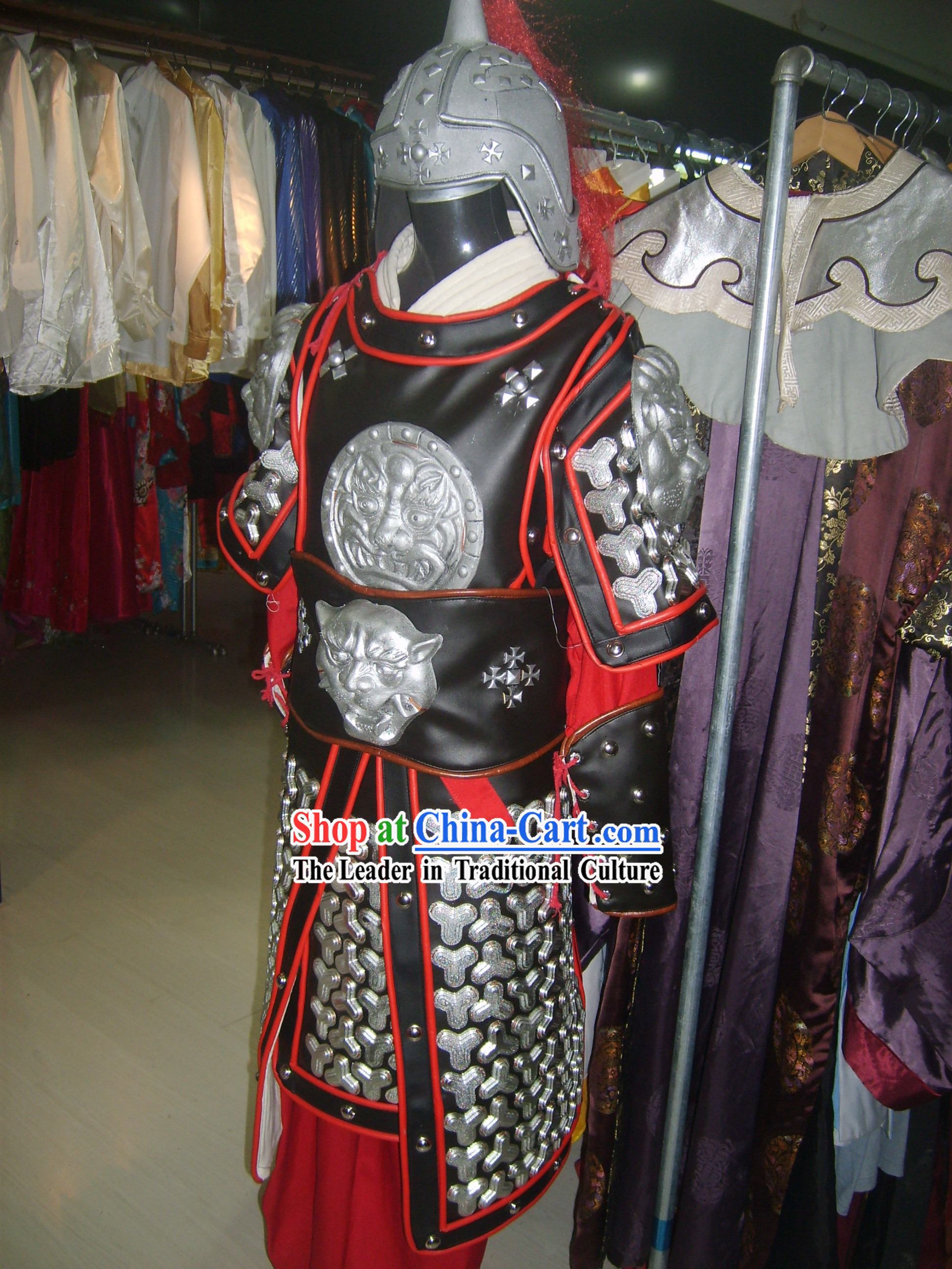 Chinese Warrior Armor Costumes Complete Set