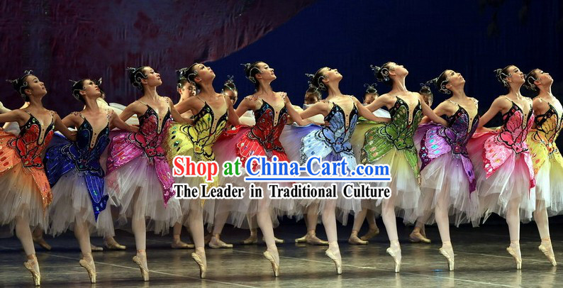 Chinese Butterfly Ballet Costume Set