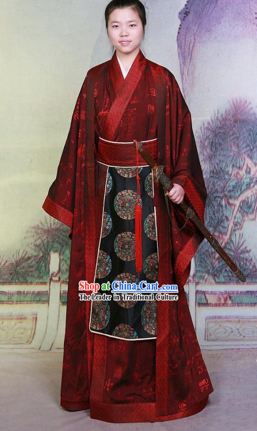 Tang Dynasty Wedding Hanfu Set for Bridegroom