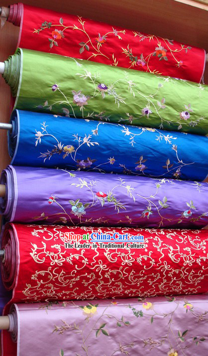 Han Chinese Clothing Embroidery Silk Fabric