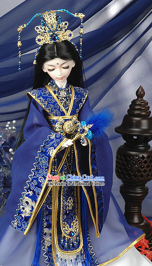 China Ancient Emperor Kids Costumes Complete Set
