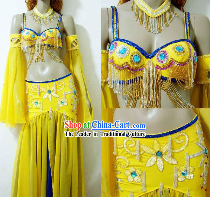 Egytian Belly Dance Costumes Complete Set for Women