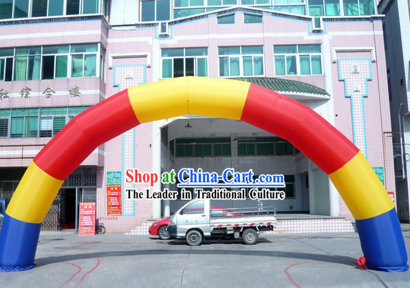 393 Inches Long Rainbow Inflatable Arches