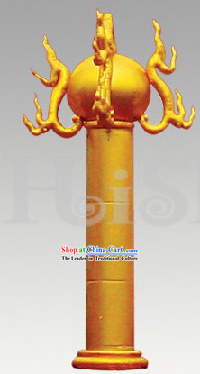 Traditional Large Chinese Inflatable Golden Pillar