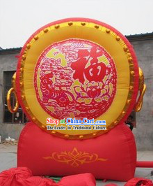 Traditional Large Chinese Inflatable Red Drum