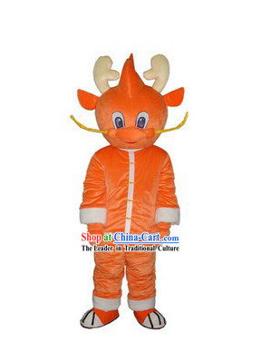 Chinese Dragon Children Mascot Costumes Complete Set