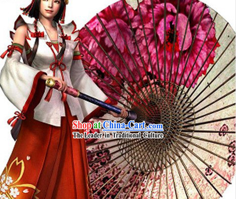 Large Cosplay Flower Umbrella