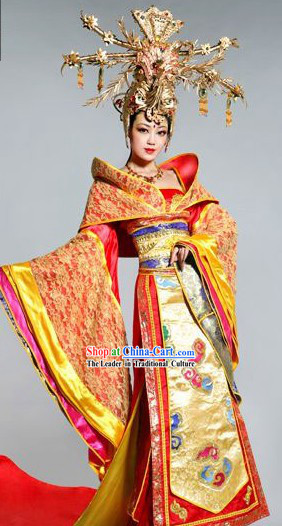 Ancient Chinese Princess Wedding Dress Complete Set