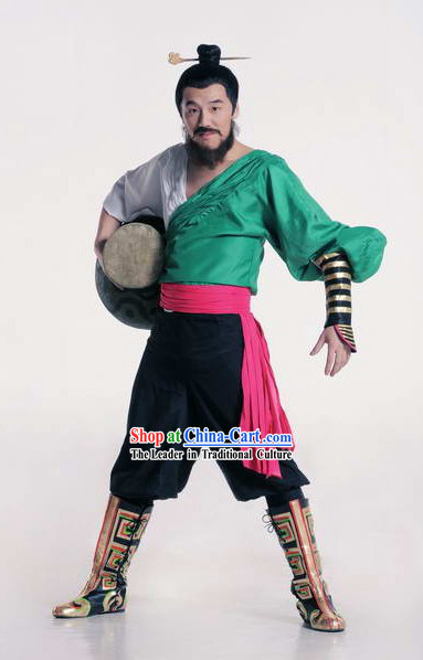 Chinese Drummer Dance Costumes Complete Set